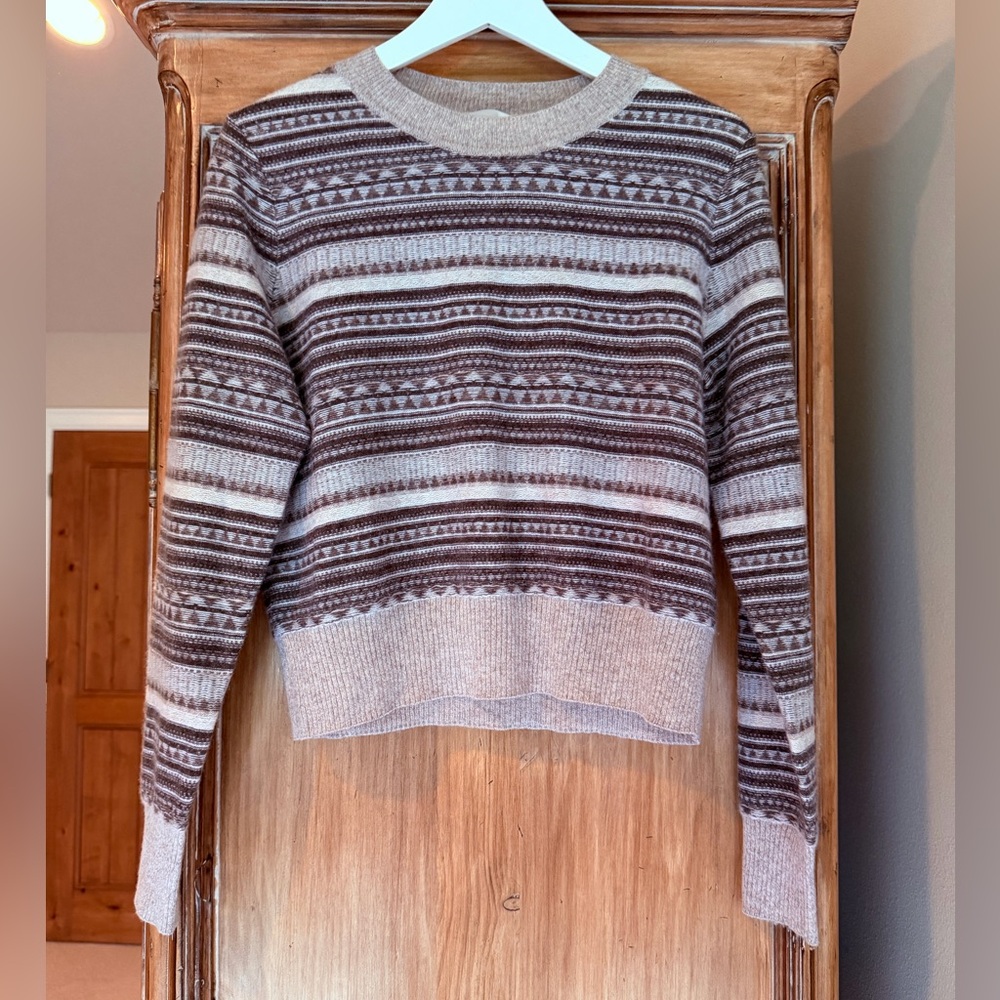 Reformation Dana Cashmere Crew Sweater size M